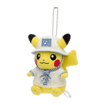 Pikachu Mascot Plush Keychain Leisure Style Ver. Pokémon Center Tokyo Bay R - Authentic Japanese Pokémon Center Mascot Plush Keychain 
