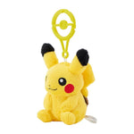 Pikachu Mascot Plush With Carabiner - Authentic Japanese Pokémon Center Mascot Plush Keychain 