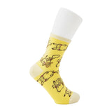 Pikachu Middle Socks with Ears (19-21cm) Ten Poké Ten Colors - Authentic Japanese Pokémon Center Socks (synthetic) 