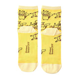 Pikachu Middle Socks with Ears (23-25cm) Ten Poké Ten Colors - Authentic Japanese Pokémon Center Socks (synthetic) 