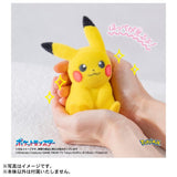 Pikachu Palm-size Figure PokéFuwa - Authentic Japanese Takara Tomy Figure 
