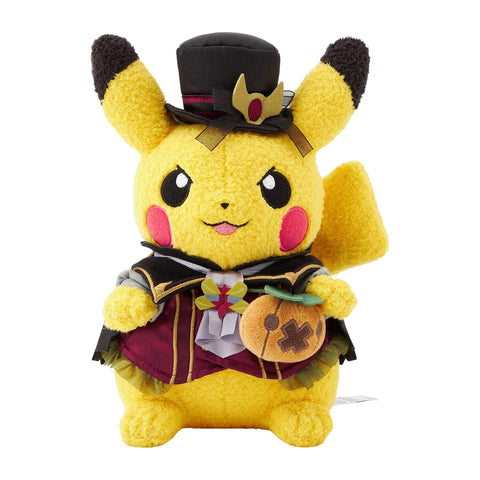 Pikachu Plush Halloween Ghost Chateau - Authentic Japanese Pokémon Center Plush 