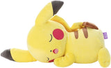 Pikachu Plush (M) Suyasuya Sleeping Friend - Authentic Japanese Takara Tomy Plush 