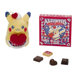 Pikachu Plush With Morozoff Assorted Chocolates - Valentine's Day - Authentic Japanese Pokémon Center Plush 