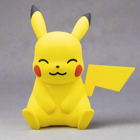 Pikachu -Sitting Pose- Figure Pokémon PLAMO (Plastic Model) No.16 Collection Quick!! - Authentic Japanese Bandai Namco Figure 