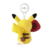 Pikachu & Slowpoke Fan Mascot Plush With Carabiner Pokémon Center Kagawa - Authentic Japanese Pokémon Center Mascot Plush Keychain 