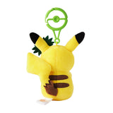 Pikachu & Smoliv Mascot Plush With Carabiner Pokémon Center Kagawa - Authentic Japanese Pokémon Center Mascot Plush Keychain 