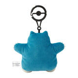 Pikachu, Snorlax Mascot Plush Key Holder Pokémon Escape (Run) - Authentic Japanese Pokémon Center Mascot Plush Keychain 