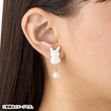 Pikachu Snowman & Ornament Earrings Piercing "Getting Ready for Christmas!" - Authentic Japanese Pokémon Center Merch 