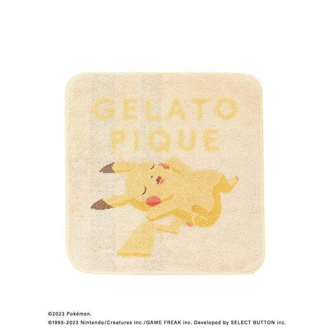 Pikachu Towel (Yellow) - GELATO PIQUE meets Pokémon Sleep - Authentic Japanese gelato pique Towel (cotton) 