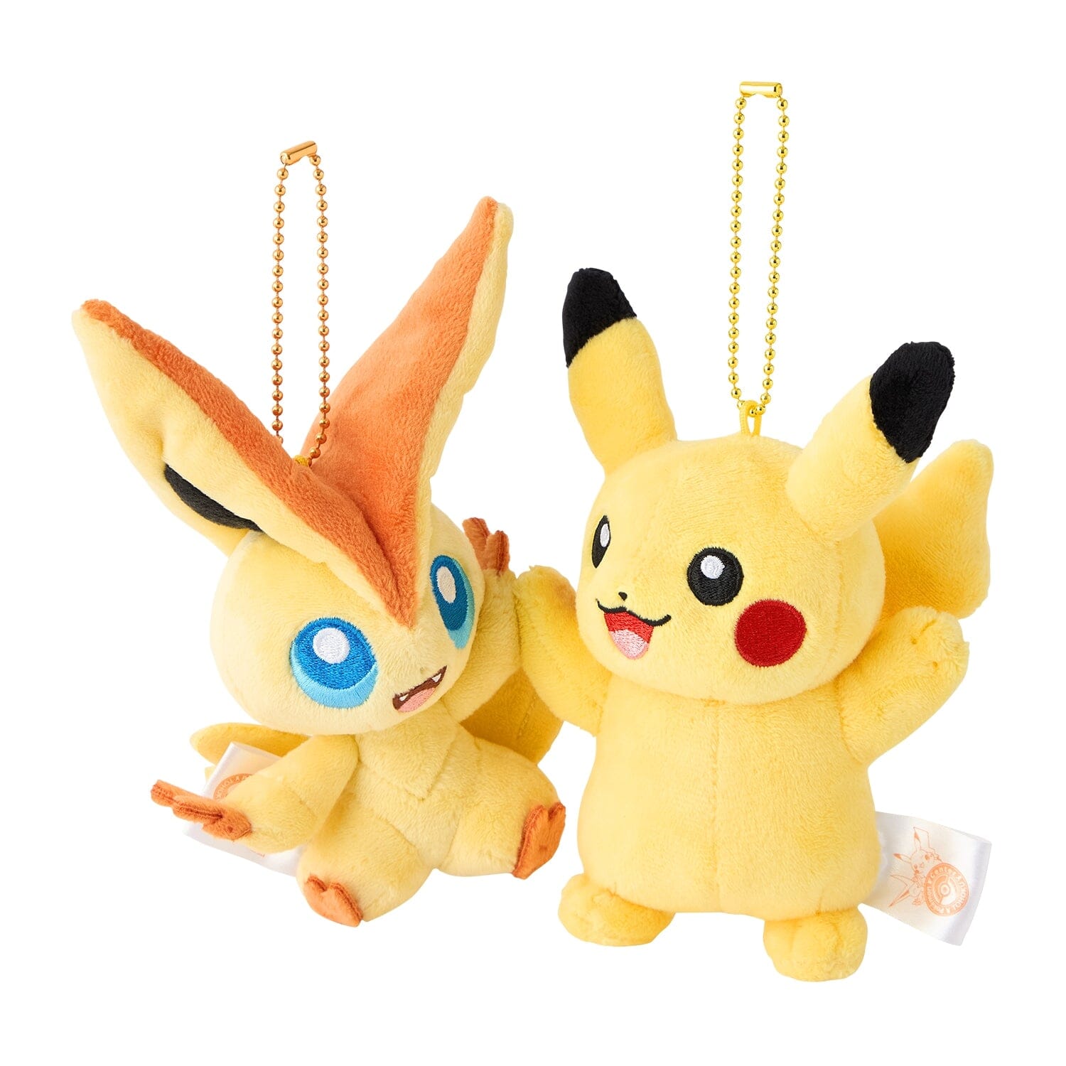 Pikachu & Victini High Five Mascot Plush - Pokémon Center Tōhoku R
