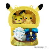 Pikachu Wall Pocket Bag For Plush - Authentic Japanese Pokémon Center Pouch Bag 
