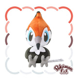 Pikipek Plush Pokémon fit - Authentic Japanese Pokémon Center Plush 