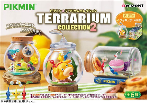 PIKMIN Terrarium Collection 2 (6Pcs/BOX) - Authentic Japanese RE-MENT Figure 