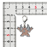 Pinsir - National Pokédex Metal Charm Keychain #127 - Authentic Japanese Pokémon Center Keychain 