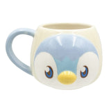 Piplup Face Mug Cup Poképeace (Pokémon Peaceful Place) - Authentic Japanese Takara Tomy Mug (ceramic) 