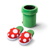 Piranha Plant Slippers & Clay Pipe Stand Super Mario Home Party - Mario - Authentic Japanese Nintendo Slippers 