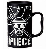 Pirate Flag Mug Cup (Black Ver.) Water-repellent - ONE PIECE - Authentic Japanese TOEI ANIMATION Household product 