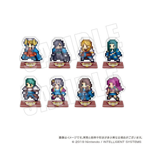 Pixel Art Acrylic Figure Collection Vol.5 - Fire Emblem: Three Houses (8Pcs/BOX) - Authentic Japanese empty Acrylic Stand 