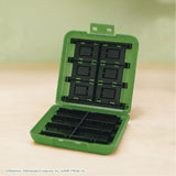 Pixel Green Card Case (Holds 24) for Nintendo Switch 2 - Pokémon - Authentic Japanese HORI Pouch Bag 