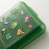 Pixel Green Card Case (Holds 24) for Nintendo Switch 2 - Pokémon - Authentic Japanese HORI Pouch Bag 