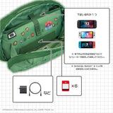 Pixel Green Quilted Medium Pouch for Nintendo Switch 2 - Pokémon - Authentic Japanese HORI Pouch Bag 