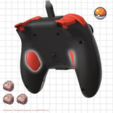 Pixel Red Hori Wired Controller TURBO for Nintendo Switch2 - Pokémon - Authentic Japanese HORI Handheld electronic toy 