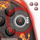 Pixel Red Hori Wired Controller TURBO for Nintendo Switch2 - Pokémon - Authentic Japanese HORI Handheld electronic toy 