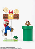 Play Set S.H.Figuarts Figure - Super Mario - Authentic Japanese Bandai Namco Figure 