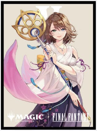 Players Card Sleeve MFS-12 Character Borderless Version "Yuna, Grand Summoner" - Magic: The Gathering x FINAL FANTASY - Authentic Japanese Ensky TCG Sleeves 