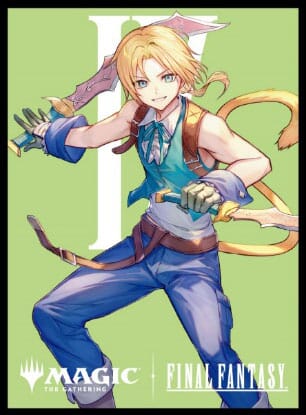 Players Card Sleeve MFS-33 Character Borderless Version "Zidane, Tantalus Thief" - Magic: The Gathering x FINAL FANTASY - Authentic Japanese Ensky TCG Sleeves 