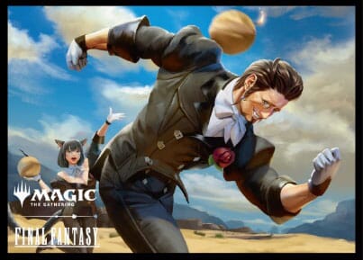 Players Card Sleeve Pack MFS-27"Hildibrand Manderville" - Magic: The Gathering x FINAL FANTASY - Authentic Japanese Ensky TCG Sleeves 