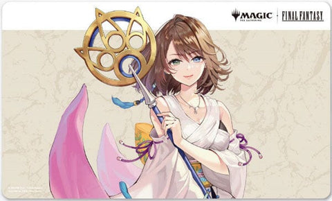 Players Rubber Mat MFR-06 "Yuna, Grand Summoner" - Magic: The Gathering x FINAL FANTASY - Authentic Japanese Ensky TCG Playmat 