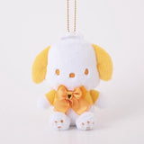 Pochacco Colorful Boa Mascot Plush (Orange) - Sanrio Characters - Authentic Japanese KThingS Mascot Plush Keychain 