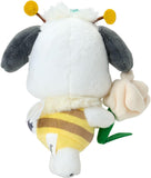 Pochacco Mascot Plush Flower Loving Bee - Sanrio Characters - Authentic Japanese Sanrio Mascot Plush Keychain 