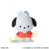 Pochacco Plush & Acrylic Stand Display Set - My Hero Academia - Authentic Japanese SEGA Plush 