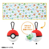 Poké Ball Case With Cooling Towel Happy Sunny Day - Authentic Japanese Pokémon Center Small plastic toy 