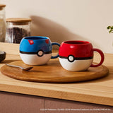 Poké Ball Mug Cup - LE CREUSET - Authentic Japanese Pokémon Center Mug (ceramic) 