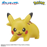 Pokémon Bikkura Tamago Pokémon Figure Collection "Battle Style" (1Pcs/Random) - Authentic Japanese Bandai Namco Small toy 