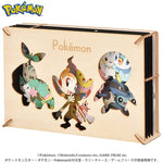 Pokémon PAPER THEATER Wood Style ( PT-WL15) Sinnoh Region Starters - Authentic Japanese Ensky Paper Products 