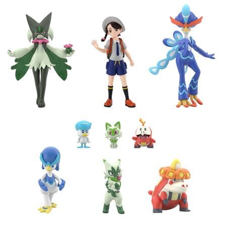 Pokémon Scale World Figure Paldea Region Set BANDAI - Authentic Japanese Bandai Namco Figure 