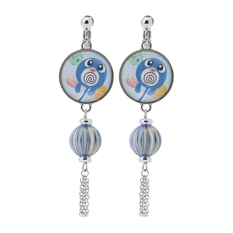 Poliwag Natsu Matsuri Earrings - Authentic Japanese Pokémon Center Earrings 