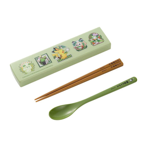 Poltchageist's Pokémon Cafe - Chopsticks & Spoon Set - Authentic Japanese Pokémon Center Household product 