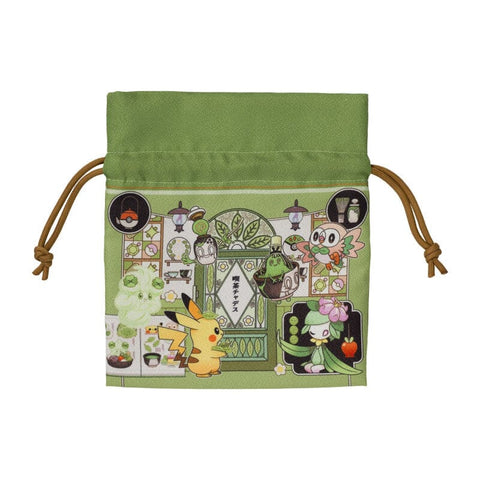 Poltchageist's Pokémon Cafe - Drawstring Bag - Authentic Japanese Pokémon Center Pouch Bag 
