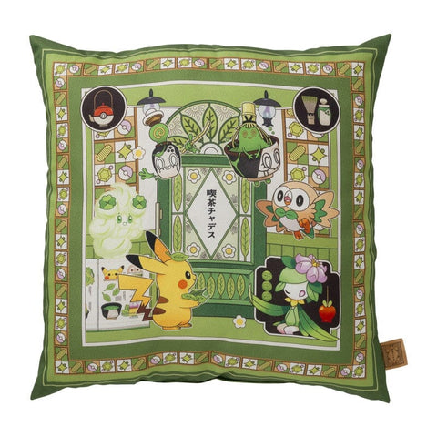 Poltchageist's Pokémon Cafe - Zabuton cushion (Japanese Style Cushion) - Authentic Japanese Pokémon Center Household product 