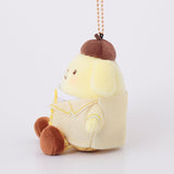 Pompompurin Munyugurumi Mascot Plush Tomo-kyun! - Sanrio Characters - Authentic Japanese KThingS Mascot Plush Keychain 