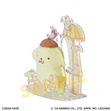 Pompompurin Plush & Acrylic Stand Display Set - My Hero Academia - Authentic Japanese SEGA Plush 