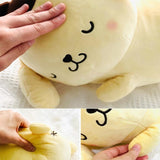 Pompompurin Plush Cushion Suyasuya Sleeping Pillow - Sanrio Characters - Authentic Japanese Sanrio Plush 