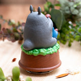 Porcelain Music Box Totoro Ho-ho - My Neighbor Totoro - Authentic Japanese Sekiguchi Small toy 