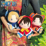 Portgas D. Ace Chibi Plush (Kemopon) - ONE PIECE - Authentic Japanese TRIPOD Plush 